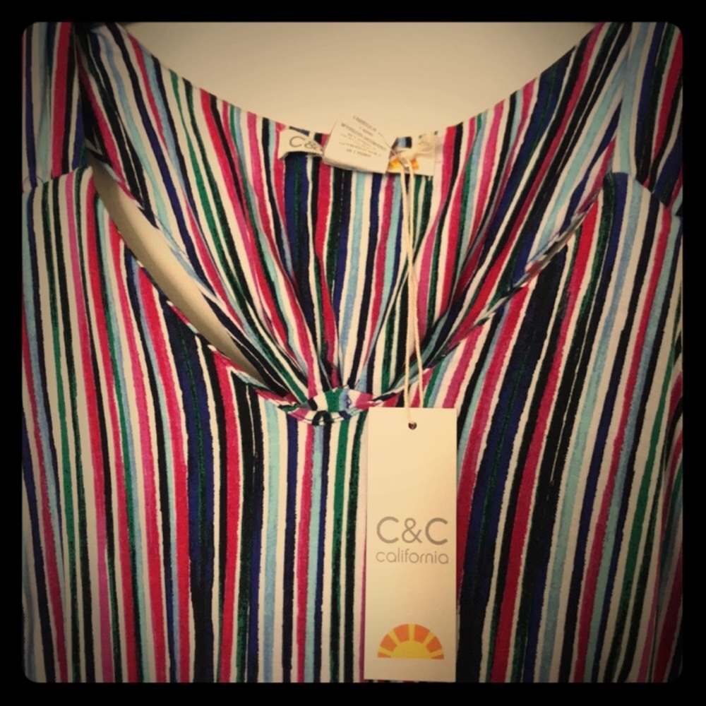 Brand new with tags onvertical striped dress